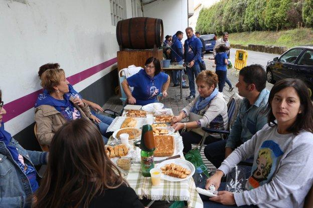 La comida del Ecce Homo, a cubierto