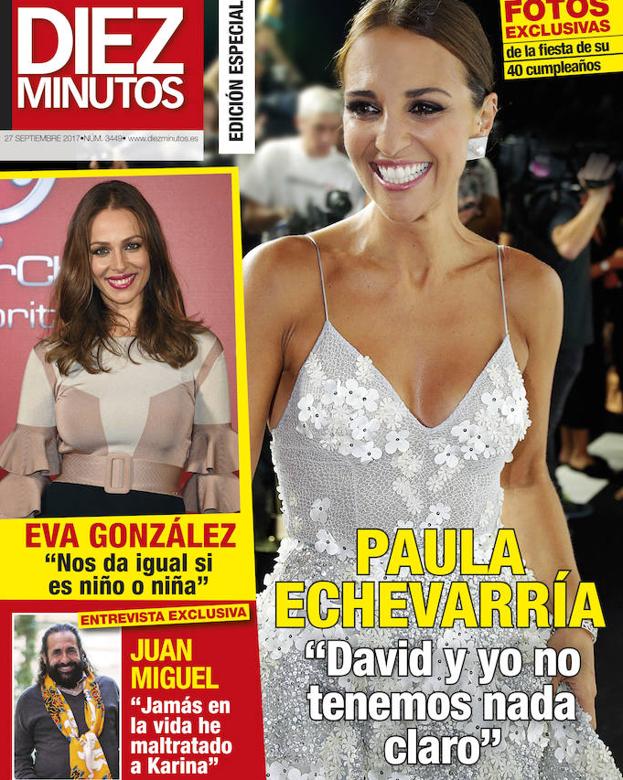 Paula Echevarría: «David y yo no tenemos nada claro»