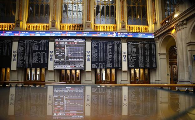 El Ibex-35 gana un 0,08% en la sesión y baja un 0,12% en la semana