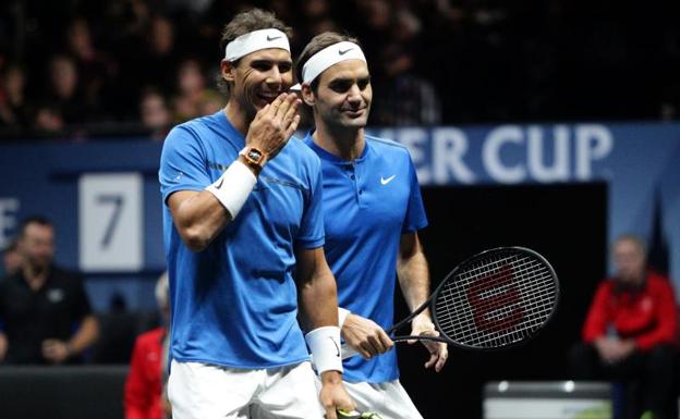 Nadal y Federer, por muchos más juntos