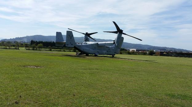 Los marines toman tierra en Asturias