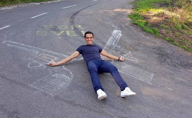 Alberto Contador, de nuevo en L'Angliru