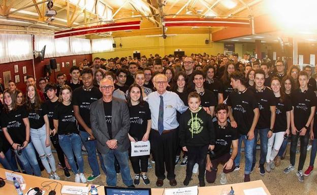 Rainer Weiss habla a los jóvenes de «la diversión» de hacer ciencia