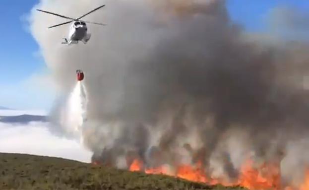 Asturias aumenta la vigilancia ante el «riesgo extremo» de incendios