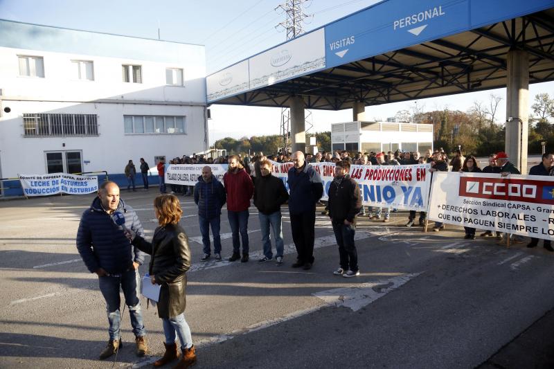 La plantilla de Capsa, en huelga