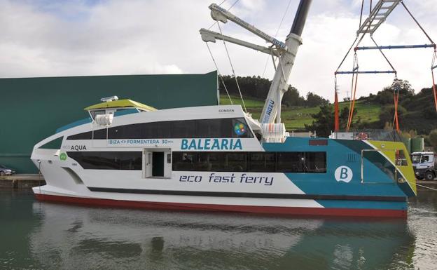 Astilleros Gondán contruye cuatro catamaranes ecoeficientes para Baleària