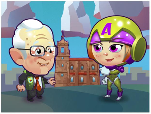 El Padre Ángel, de misión espacial