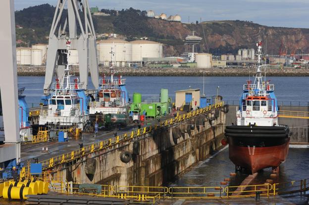 Dos nuevos barcos garantizan la carga de trabajo en 2018 en el astillero gijonés de Armón