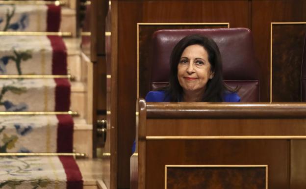 Margarita Robles tiene un lapsus y ve en Cataluña «la peor crisis de la dictadura»