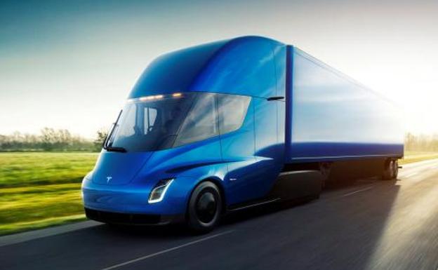 Tesla presenta un camión eléctrico con 800 km de autonomía