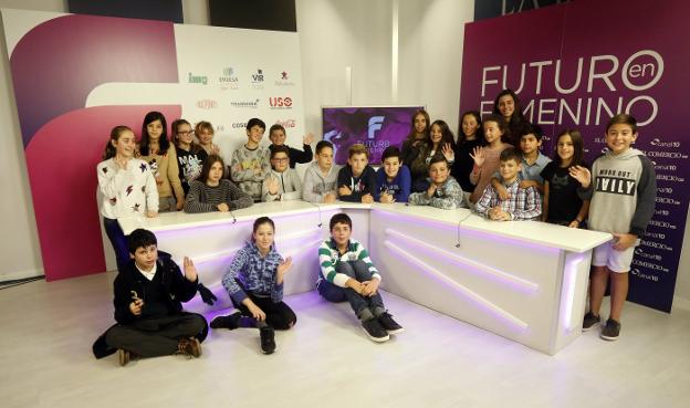 El colegio Clarín, en el taller de Futuro en Femenino