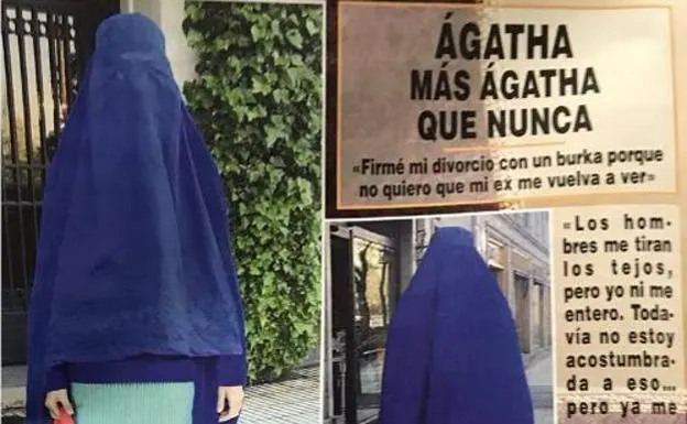 Ágatha Ruiz de la Prada se pone un burka para firmar su divorcio | El  Comercio: Diario de Asturias