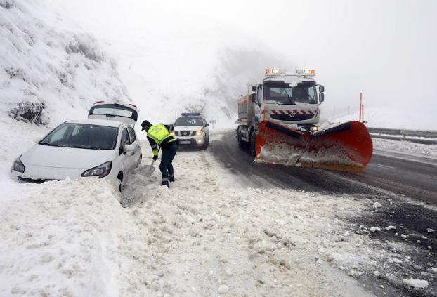Asturias, bajo el frío Ártico