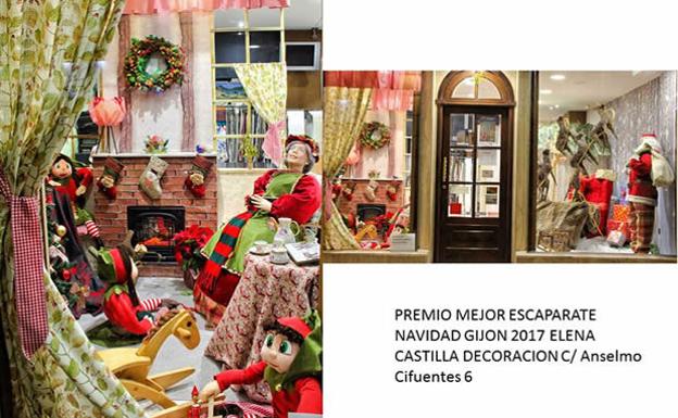 Ganadores del 35 Concurso de Escaparates Navidad 2017 en Gijón