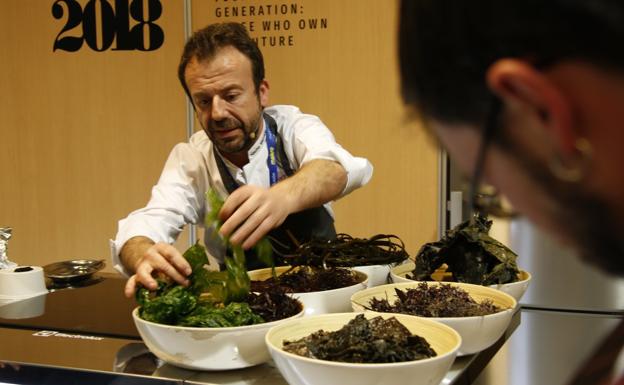 Madrid Fusión 2018 | Nacho Manzano: «No es sencillo trabajar con algas, es lo siguiente»