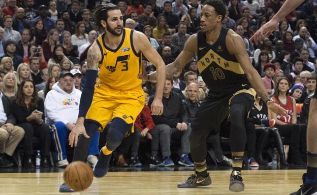 Rubio sella el triunfo de los Jazz