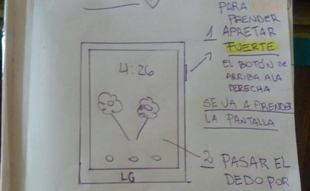 El tutorial de una nieta a su abuela para enviar WhatsAspp que triunfa en la red