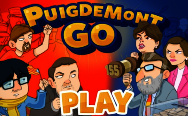 'Puigdemont Go!', un videojuego para ayudar a volver al expresident