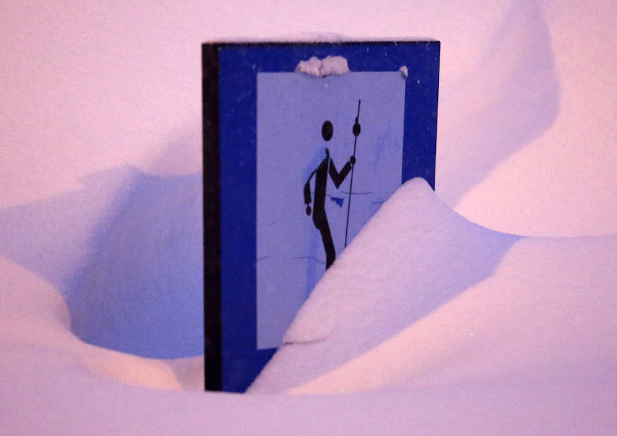 Las imágenes de la nieve en Asturias