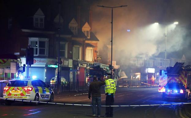 Cuatro muertos en una explosión en la ciudad inglesa de Leicester