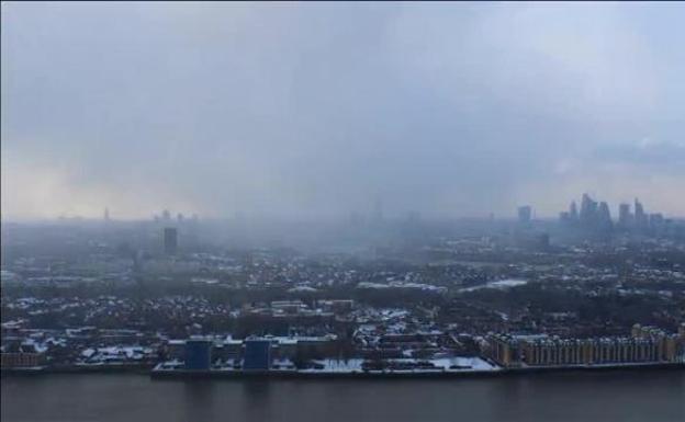 El Time-Lapse de la 'Bestia del Este' sobre Londres