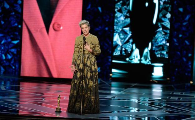 Los Oscar 2018 | El aplaudido discurso de Frances McDormand: «Todas tenemos historias que contar»