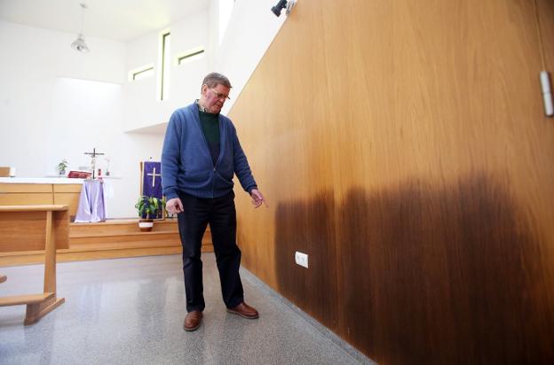 La iglesia de La Florida padece «humedades por todas partes»