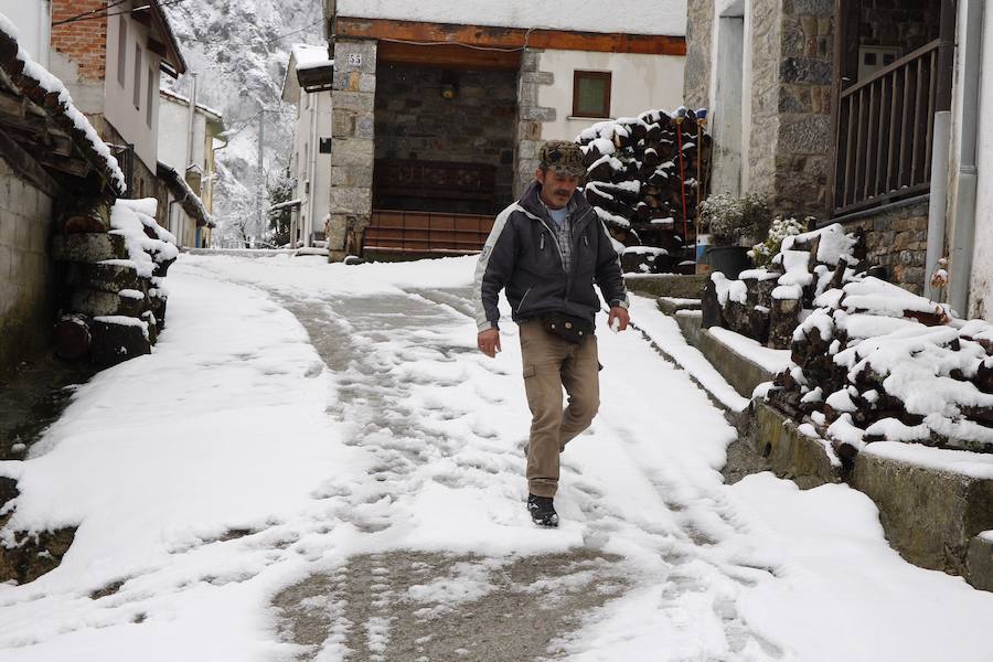 Asturias se cubre de blanco a las puertas de la primavera