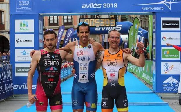 Emilio Martín y Camila Alonso se llevan el Campeonato de España de duatlón