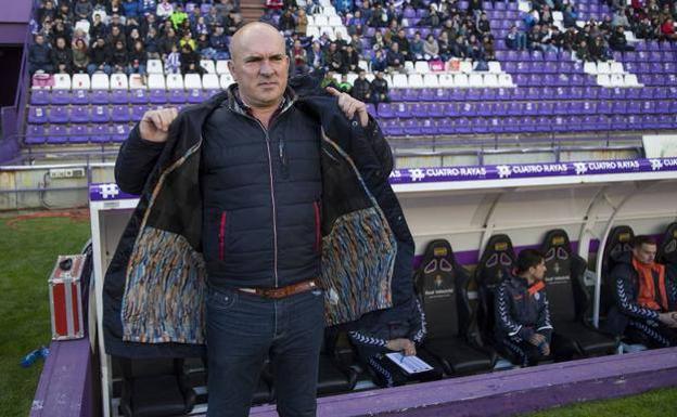 Luis César Sampedro, destituido como entrenador del Real Valladolid