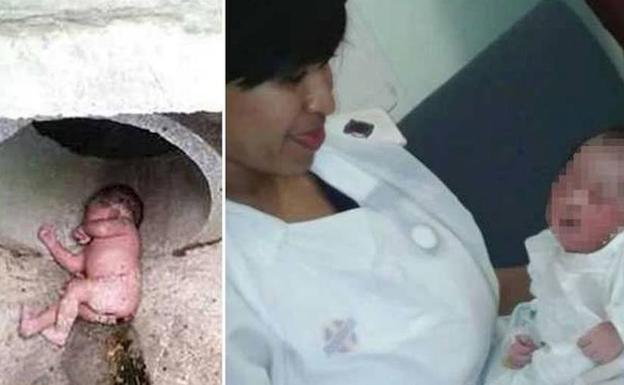 El milagro del bebé que fue abandonado en una alcantarilla llena de hormigas rojas