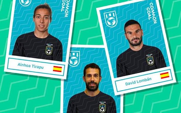 David Lombán, Cristian Portilla y Ainhoa Tirapu se suman a Common Goal