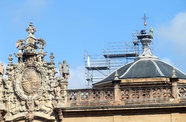 El Reconquista recupera el remate de su cúpula después de cuatro años