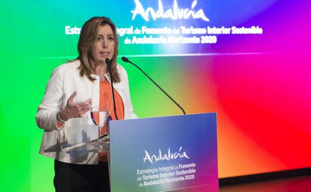 Susana Díaz quiere que los «honestos» Chaves y Griñán vuelvan a militar en el PSOE