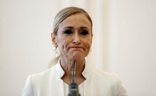 Cristina Cifuentes dimite como presidenta del PP de Madrid