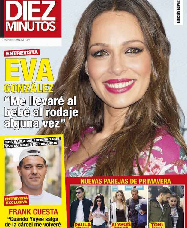 Eva González: «Me llevaré al bebé al rodaje alguna vez»