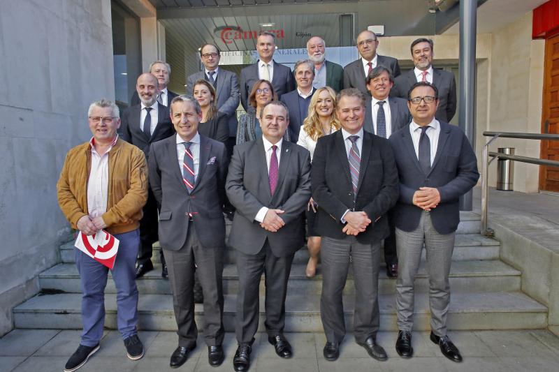 Félix Baragaño, reelegido presidente de la Cámara de Comercio de Gijón