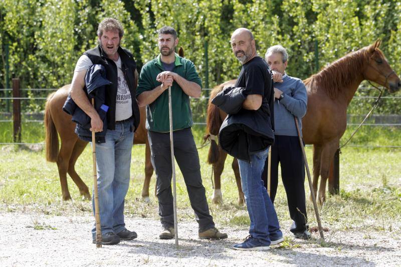 La Ascensión celebra su mercado de ganado en Olloniego