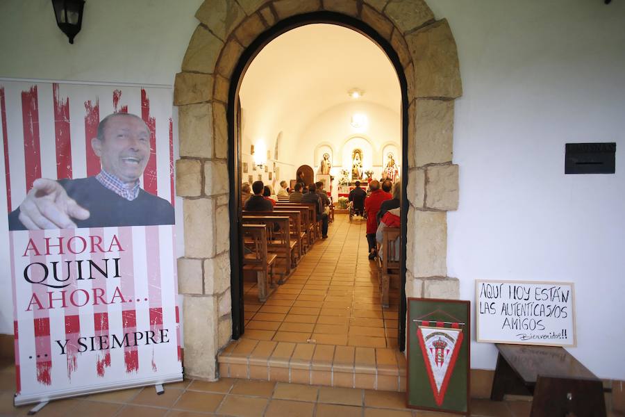 Homenaje a Quini en la capilla de La Providencia