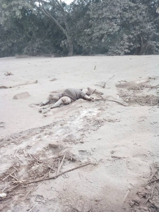 Las impactantes imágenes tras la erupción del volcán de Fuego, en Guatemala