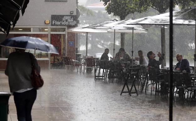 Asturias registra este viernes las lluvias más intensas de España