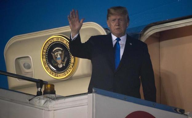 Trump llega a Singapur para su cumbre del martes con Kim Jong-un