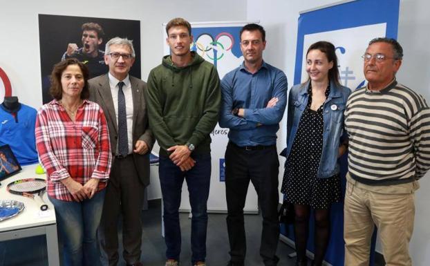 Carreño, encantando de apadrinar el proyecto 'Asturias, Paraíso del Deporte'