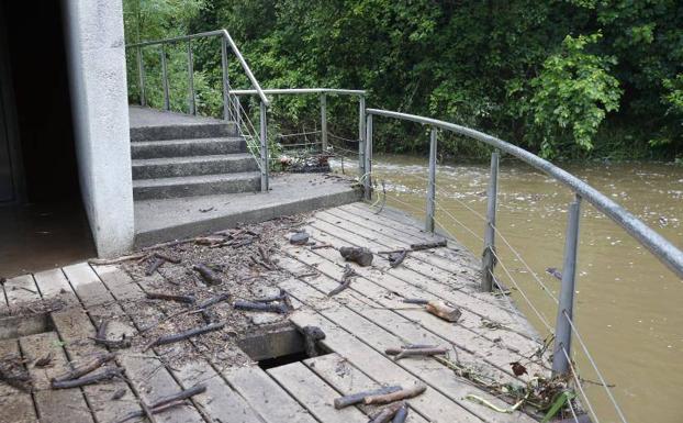La finca La Isla, cerrada por las inundaciones