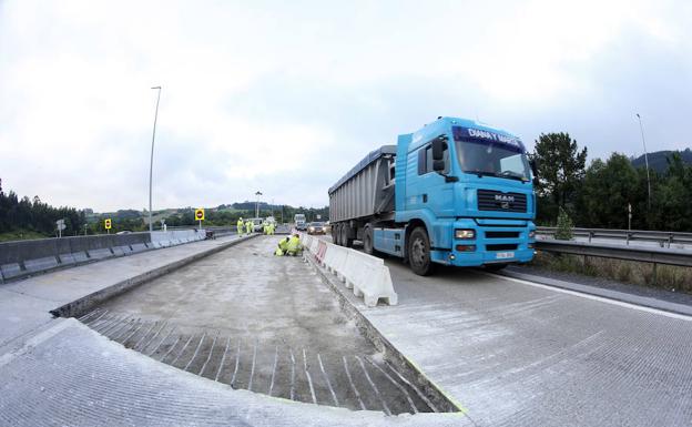 Las obras en la 'Y' vuelven a provocar retenciones kilométricas en sentido Gijón y Oviedo