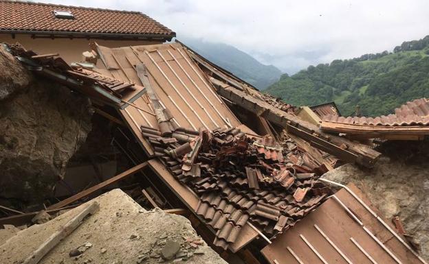 Vídeo: el descomunal argayo, desde el aire