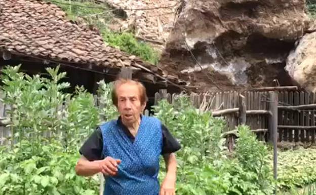 «Cuando sentí bajar algo, marché corriendo»