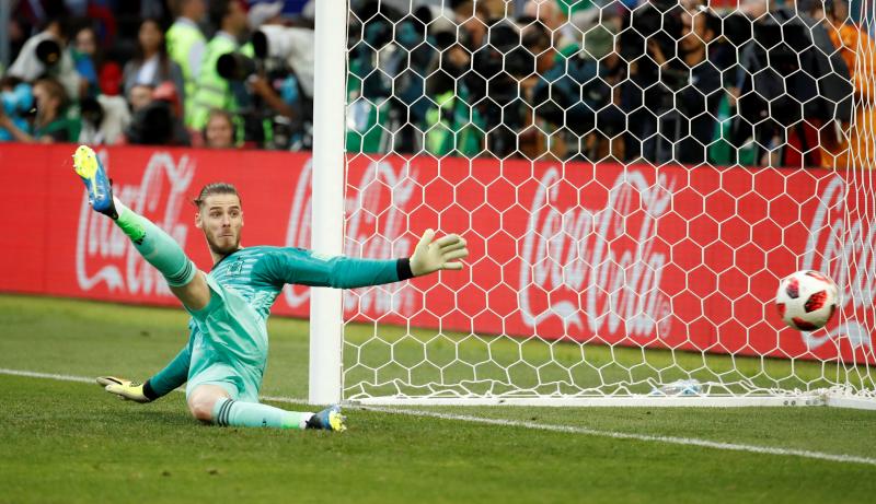 De Gea, el portero con menos paradas en un Mundial desde 1966