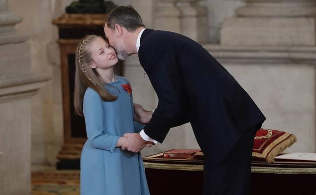 La Princesa Leonor visitará oficialmente Asturias el 8 de septiembre con los Reyes