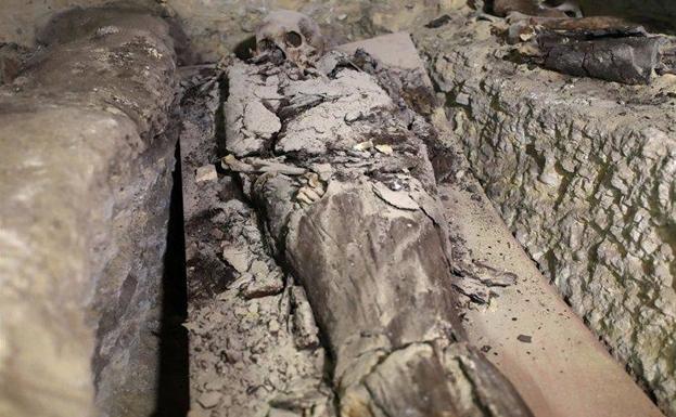 Impresionante hallazgo en Egipto: 35 cuerpos y un taller de momificación abandonado hace más de dos mil años